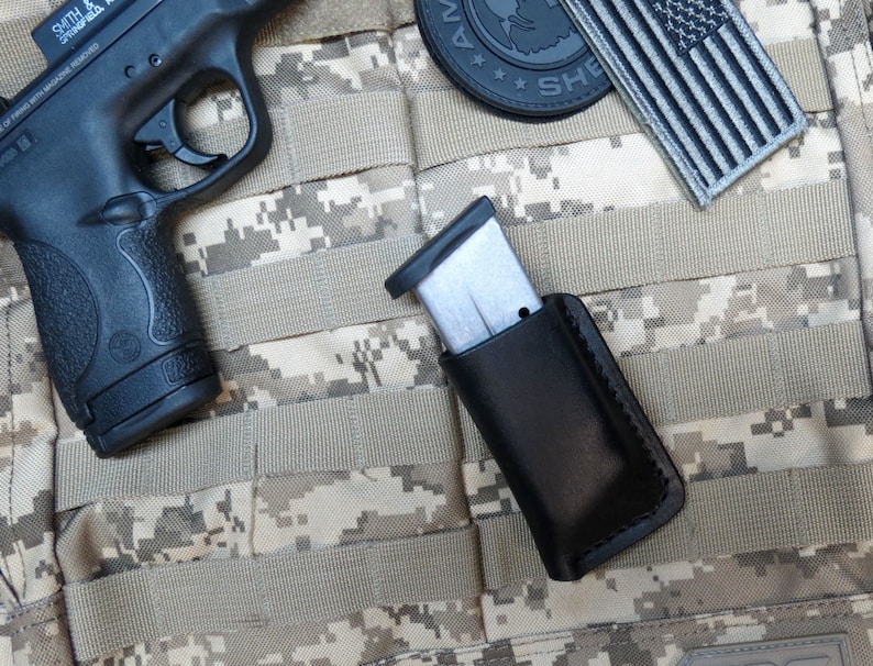 Springfield Hellcat Leather Magazine Holder Made in USA Etsy