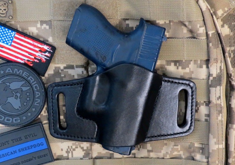 Glock 42 fourtytwo Offduty Pancake Leather Holster Etsy