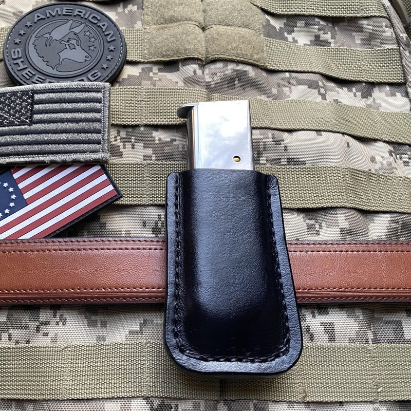 Leather Magazine Holder 9mm - Etsy