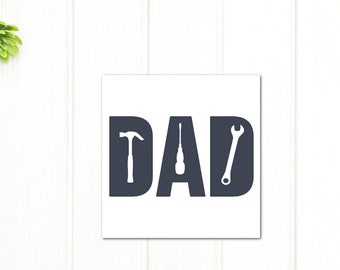 TOOL DAD vinyl decal
