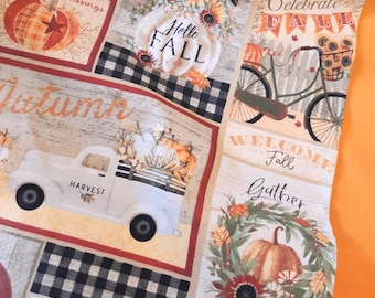 Fall table runner, Harvest