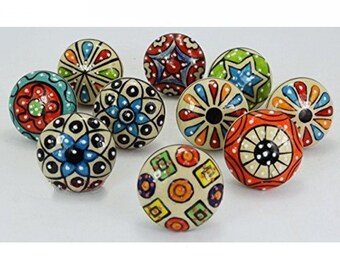 ceramic knobs etsy
