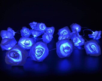 Blue Fairy Lights Etsy Blue Fairy Lights Etsy