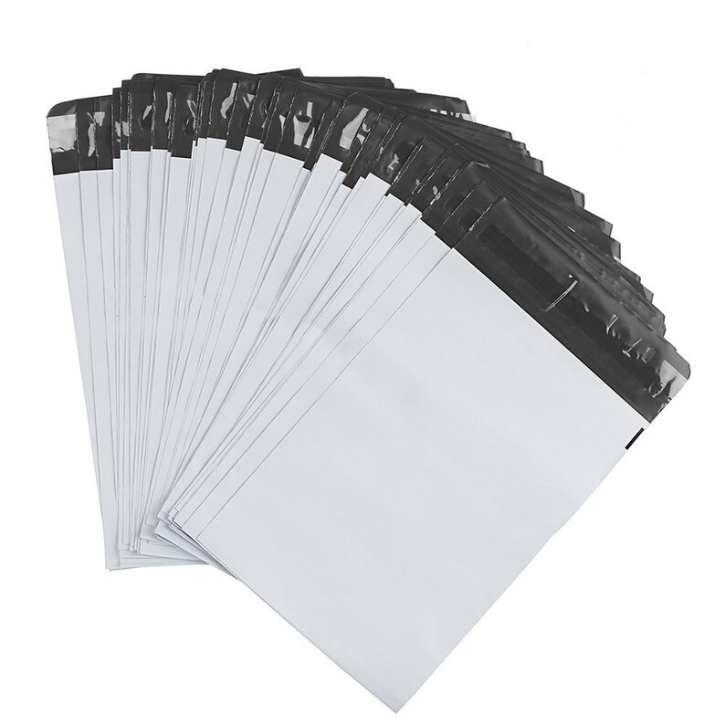 100PC 4 X 6 Inches White Poly Mailers Shipping Envelopes Etsy