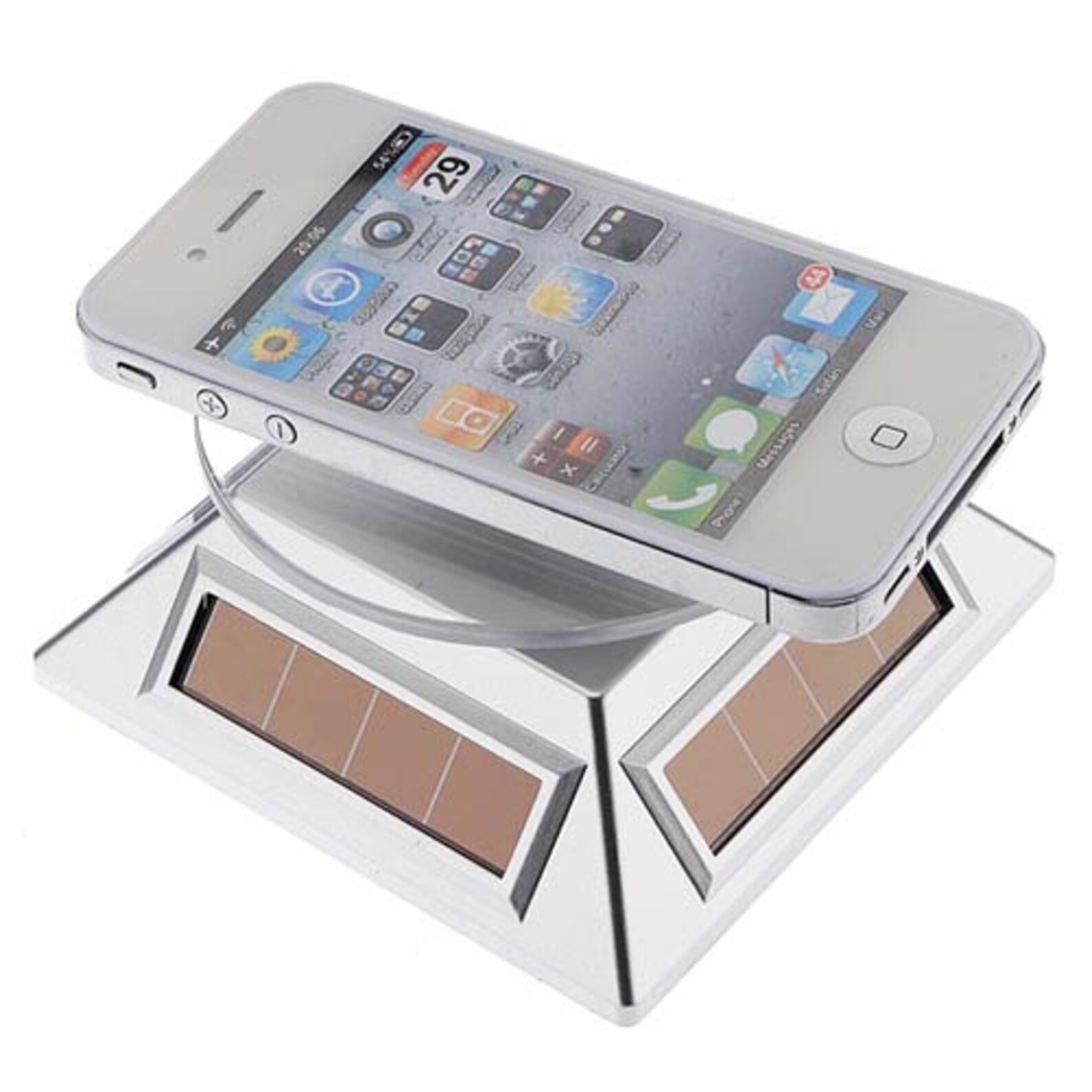 Jewelry Display Solar Rotating Display Stand Turn Table Black Etsy