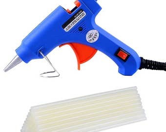 Hot Glue Gun With 25 Pcs Hot Melt Glue Sticks for DIY Craft - Etsy