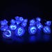 Blue Rose Flower Fairy String Lights 20 LEDs (2.2M/7.22feet) Wedding Garden Party Christmas Decoration (Blue) US Seller