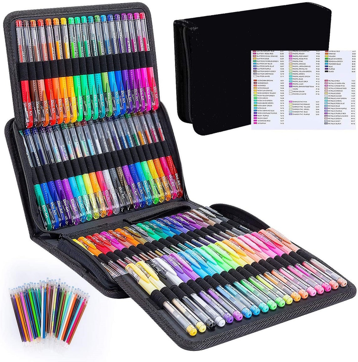 160 Gel Pens with Case great for Drawing Scrapbooking Writing Etsy