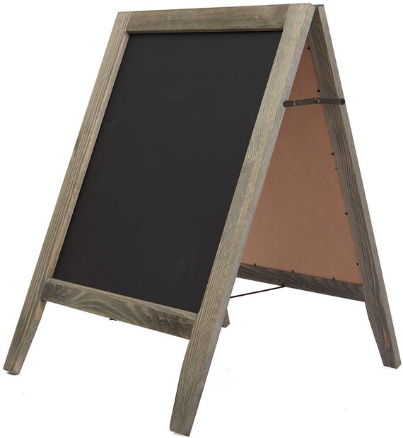 4 x Pack Message Display Chalkboard Two Sided with String Restaurants,Shops,Bars 