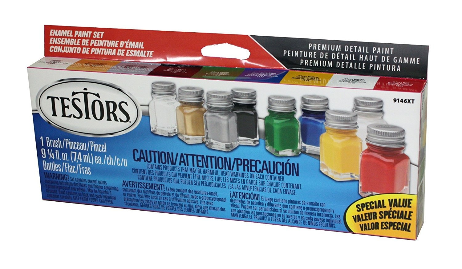 Testors Promotional Enamel Paint Set Plastic Model Paint Set | Etsy