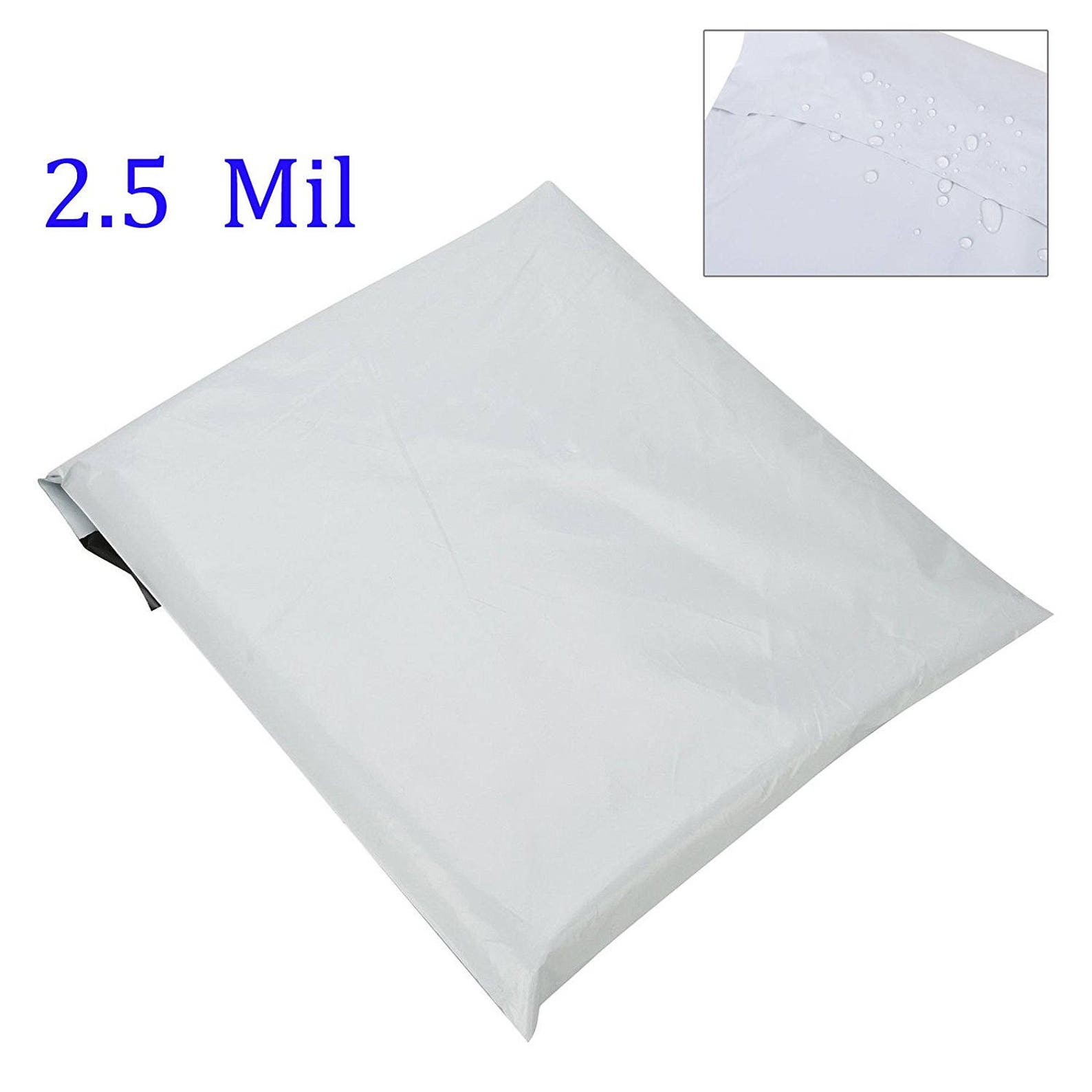 50 pack 5x7 White Poly Mailers ENVELOPES BAGS 5 x 7 2.5MIL Etsy