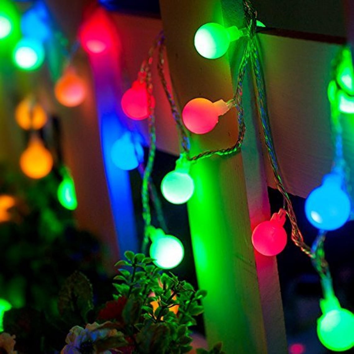 Multi Colored Waterproof Battery Powered Starry Fairy LED String Lights