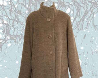 Fabulous Cinzia Rocca Winter Jacket Alpaca Wool Slight A line
