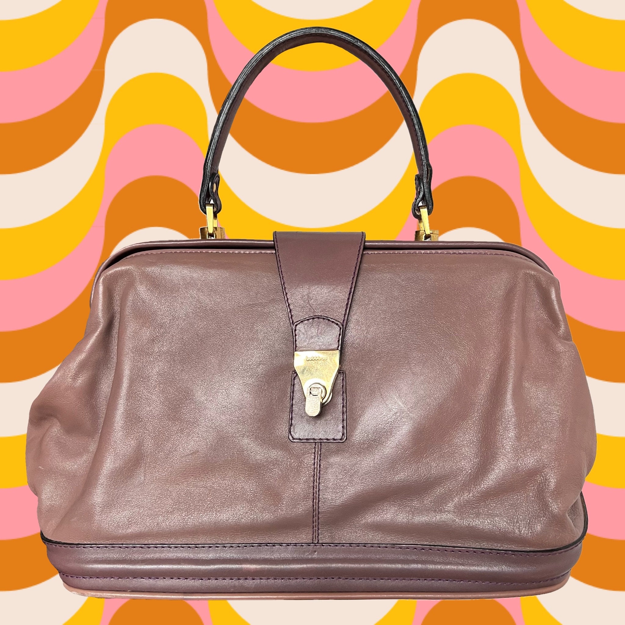 Bettina leather bag - Etsy 日本