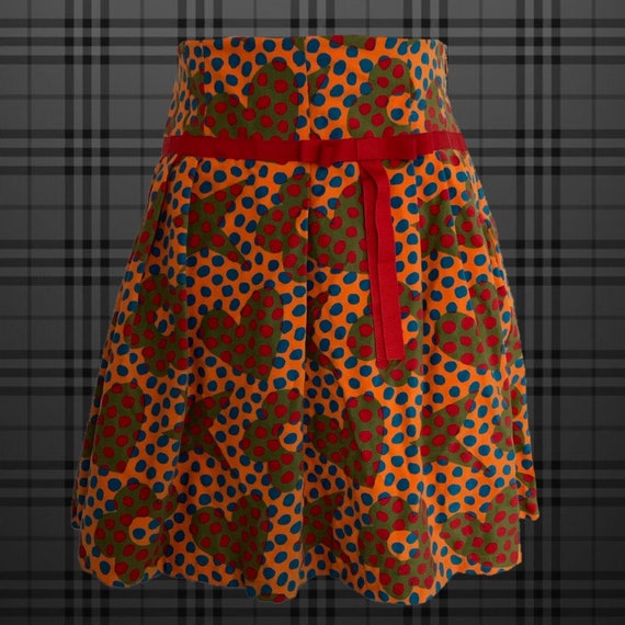 Super Cute Bright Patterned High-Waisted Skirt • … - image 1