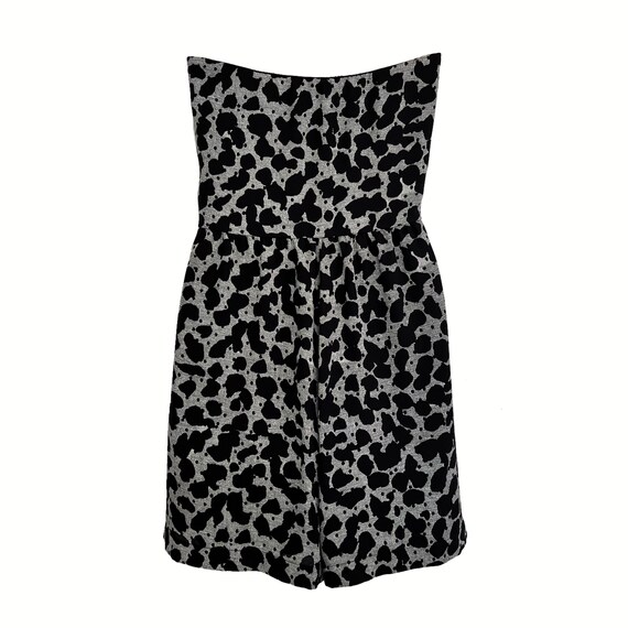 00's Express Leopard(ish) Print Strapless Romper … - image 5