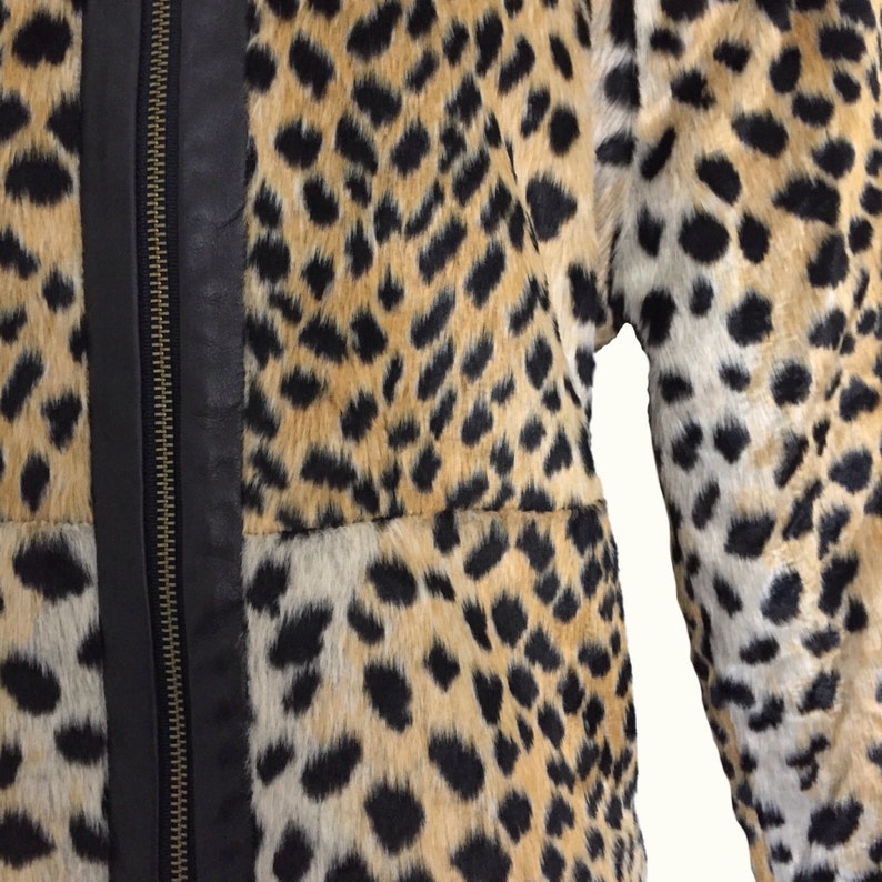 DAVIS | MADE IN USA 80'S LEOPARD FUR JACKET [USED]