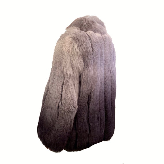 Vintage 80's Ombre Fox Fur Jacket • Tarlow Furs L… - image 5
