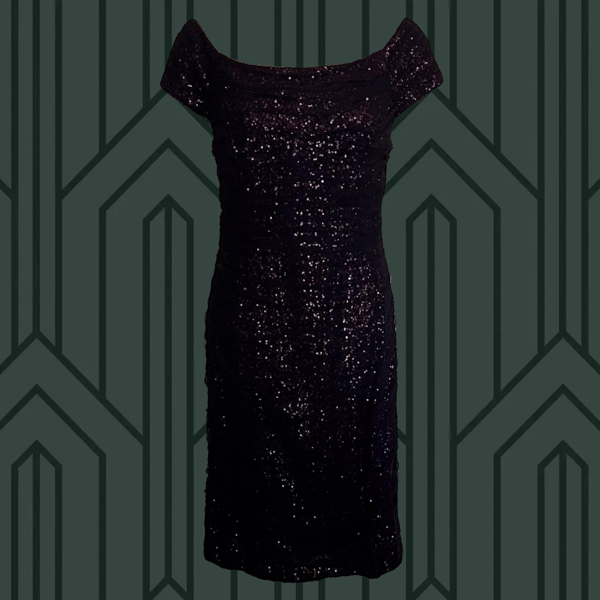 Ralph Lauren Sequin Dress - Etsy