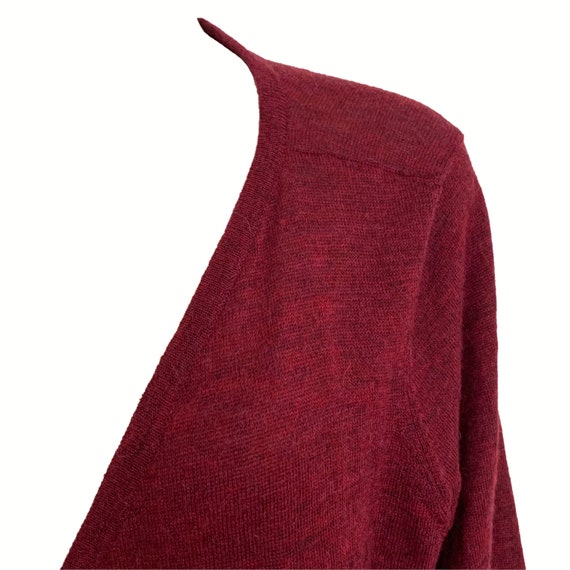Cranberry top colored sweater