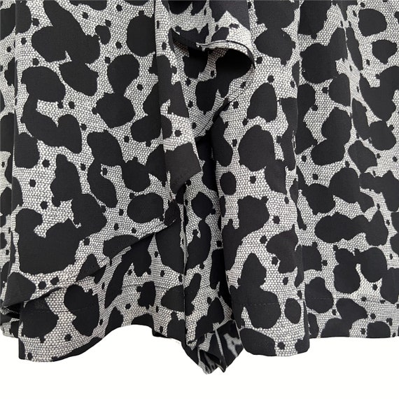 00's Express Leopard(ish) Print Strapless Romper … - image 4