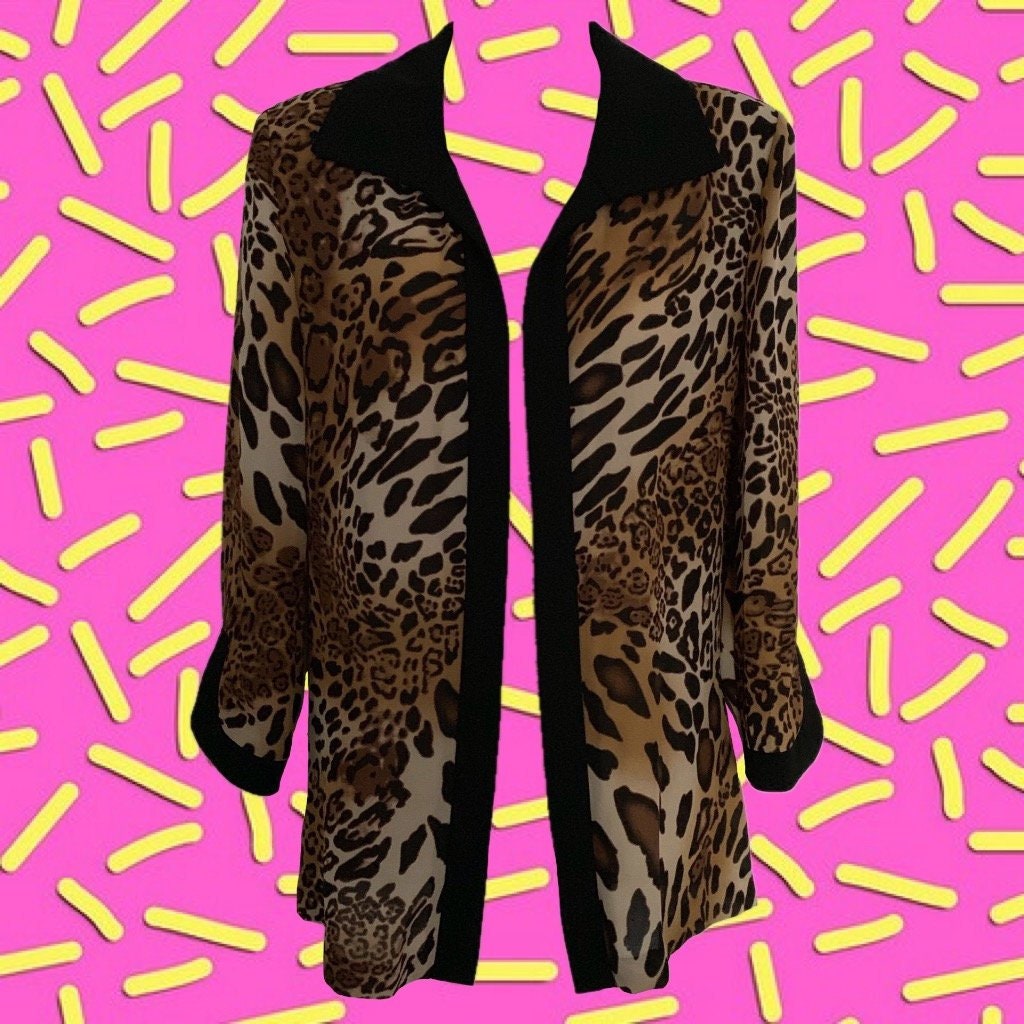 Petite Leopard Coat Etsy