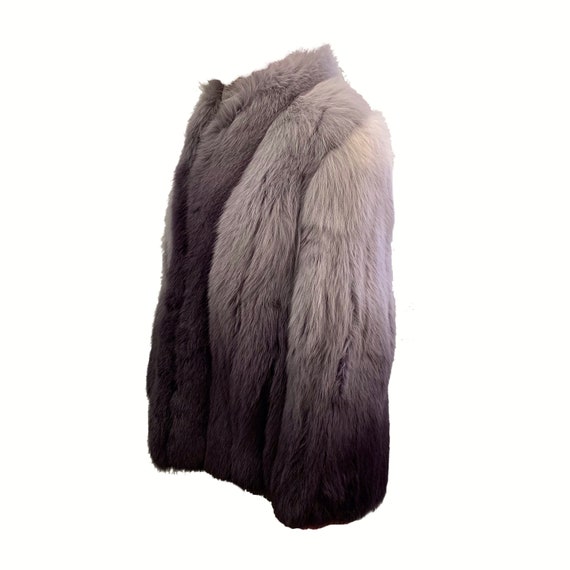 Vintage 80's Ombre Fox Fur Jacket • Tarlow Furs L… - image 4