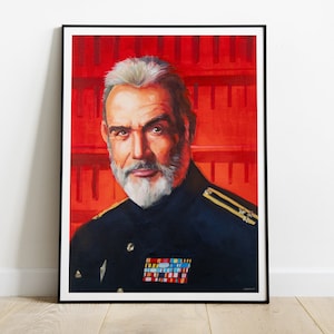 The Hunt for Red October - Marko Ramius. Giclee Art print, Wall Art - 8x10 / 12x16 / 24x36 inches.