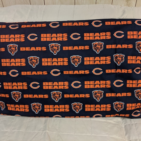 Chicago  Bears Standard Size Cotton Pillowcase