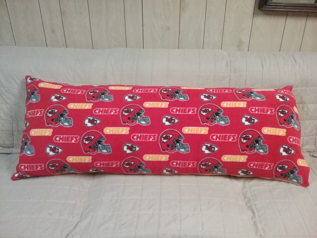 Kansas City Chiefs Fleece Body Pillow Cover Etsy