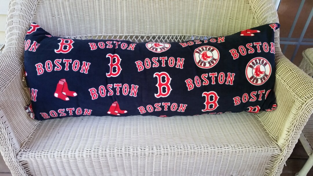Boston Red Sox Fleece Body Pillow Cover Etsy