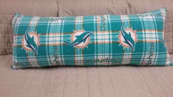 Miami Dolphins Body Pillow Cover Etsy