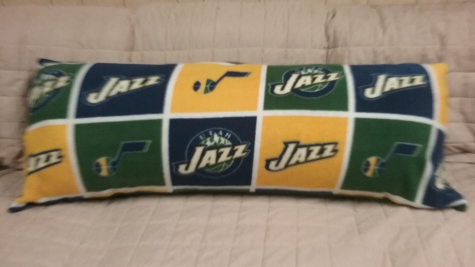 Utah Jazz Fleece Body Pillow Cover Etsy