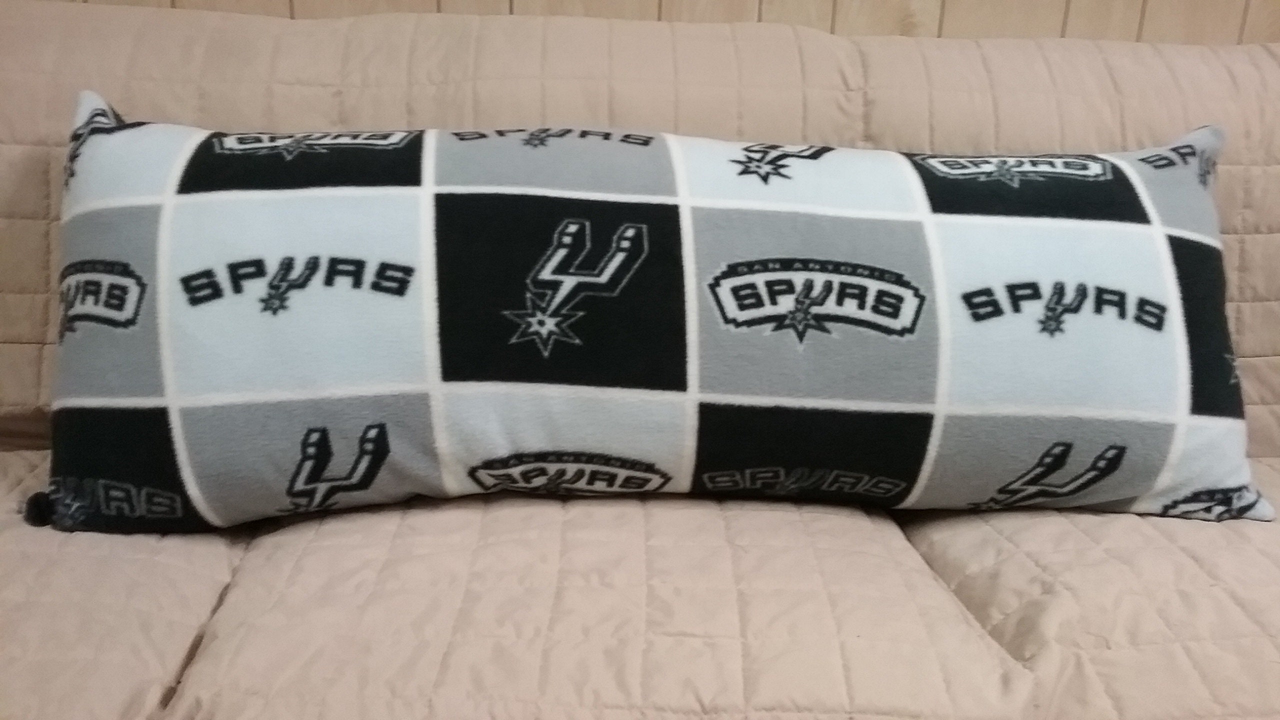 San Antonio Spurs Fleece Body Pillow Cover Etsy