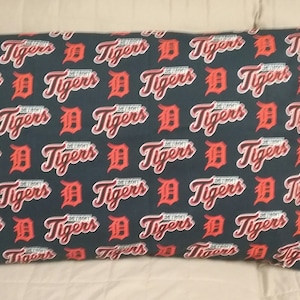 Detroit Tigers Standard/Queen Size Cotton Pillowcase