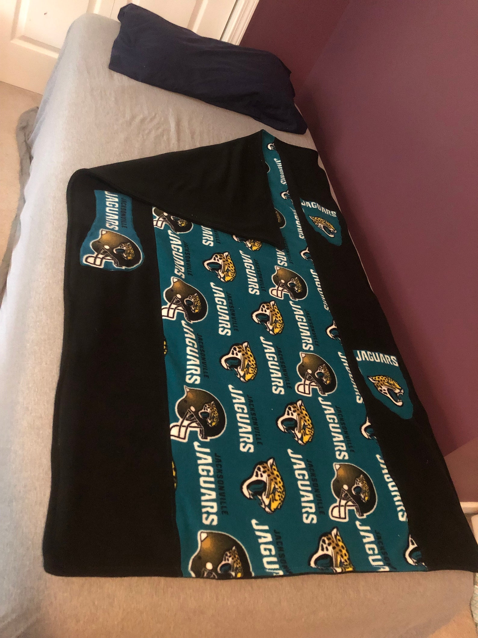 Jacksonville Jaguar's Fleece Lap/Stadium Blanket Etsy