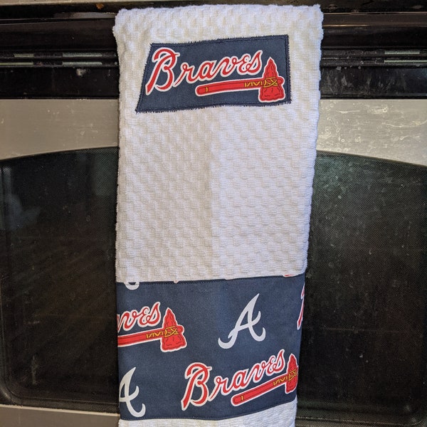 Atlanta Braves Kitchen Towels Etsy