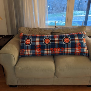 Chicago Cubs Fleece Body Pillow Cover