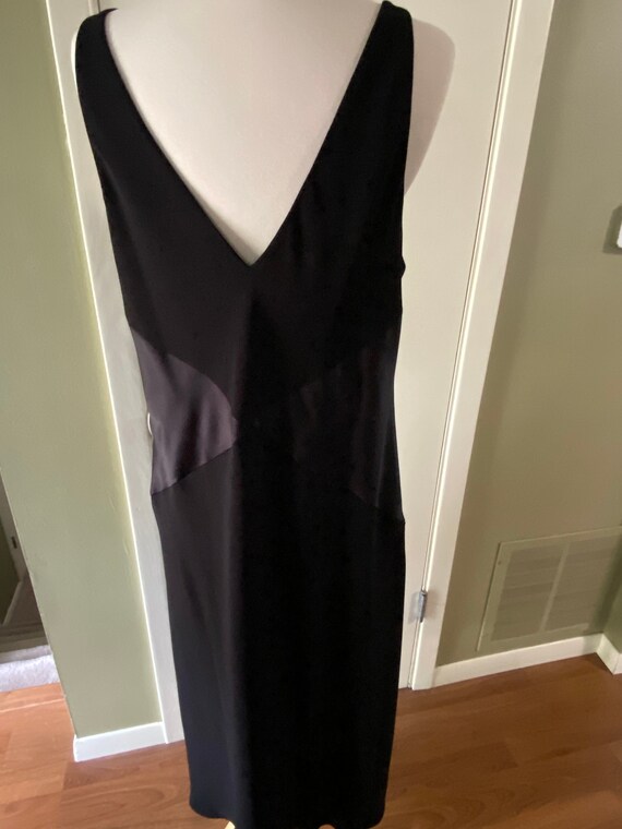 Black Sleeveless Evening Dress - image 9