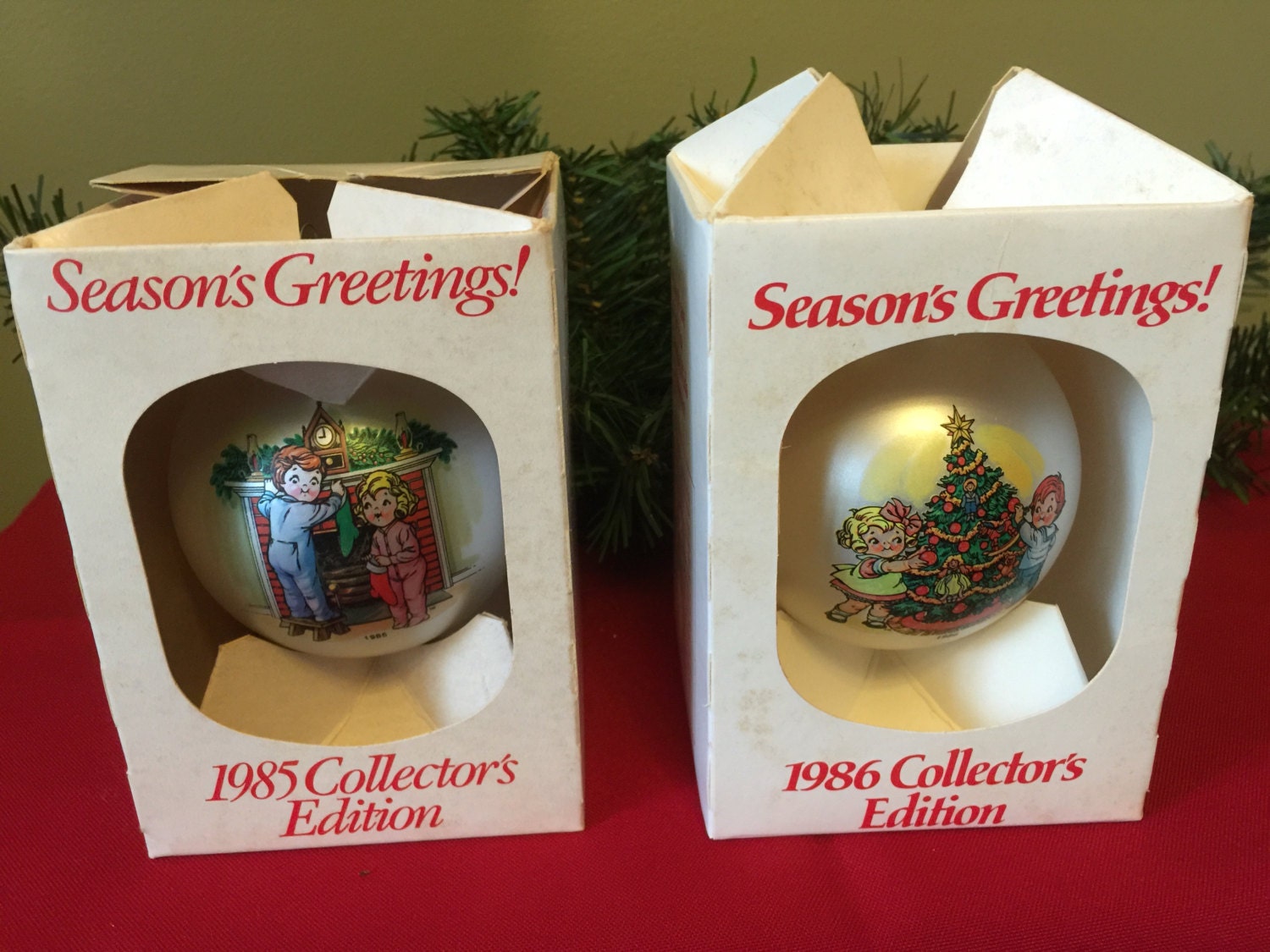 2 Campbells Collectible Christmas Ornaments Etsy