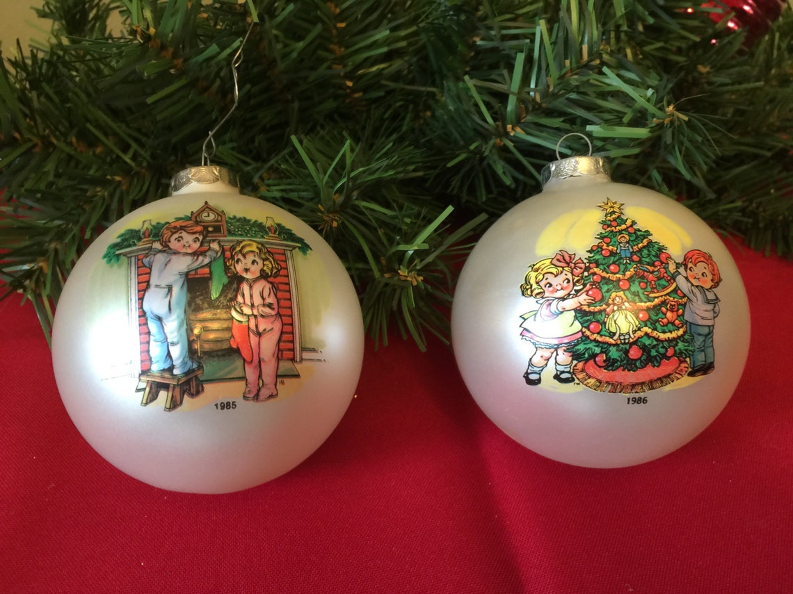 2 Campbells Collectible Christmas Ornaments Etsy