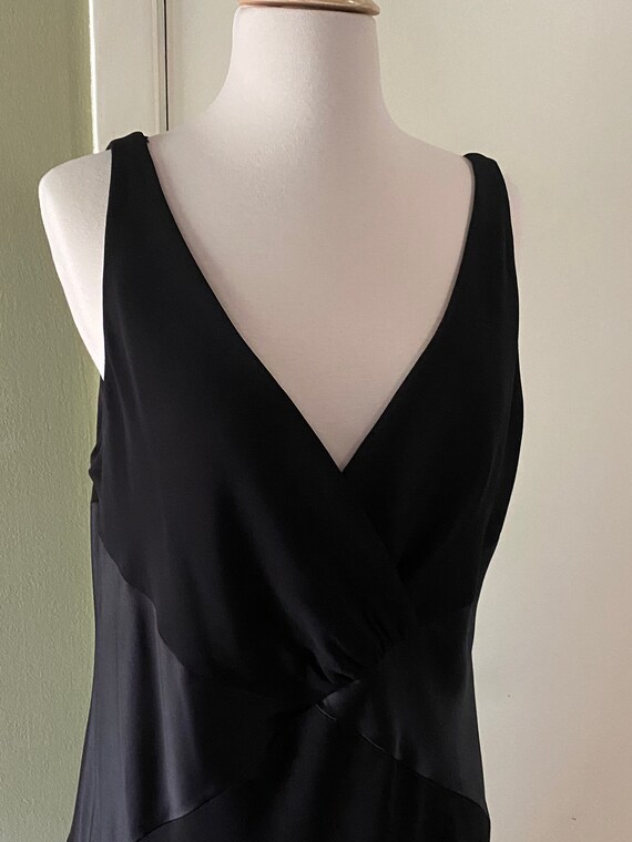 Black Sleeveless Evening Dress - image 2