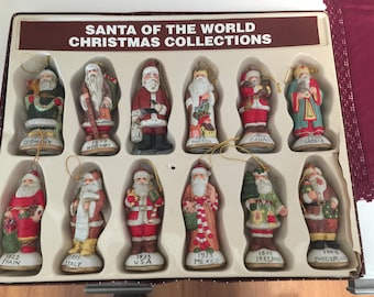 Santa of The World Christmas Collection Ornaments