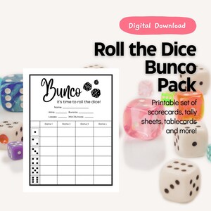 Roll the Dice Bunco Set