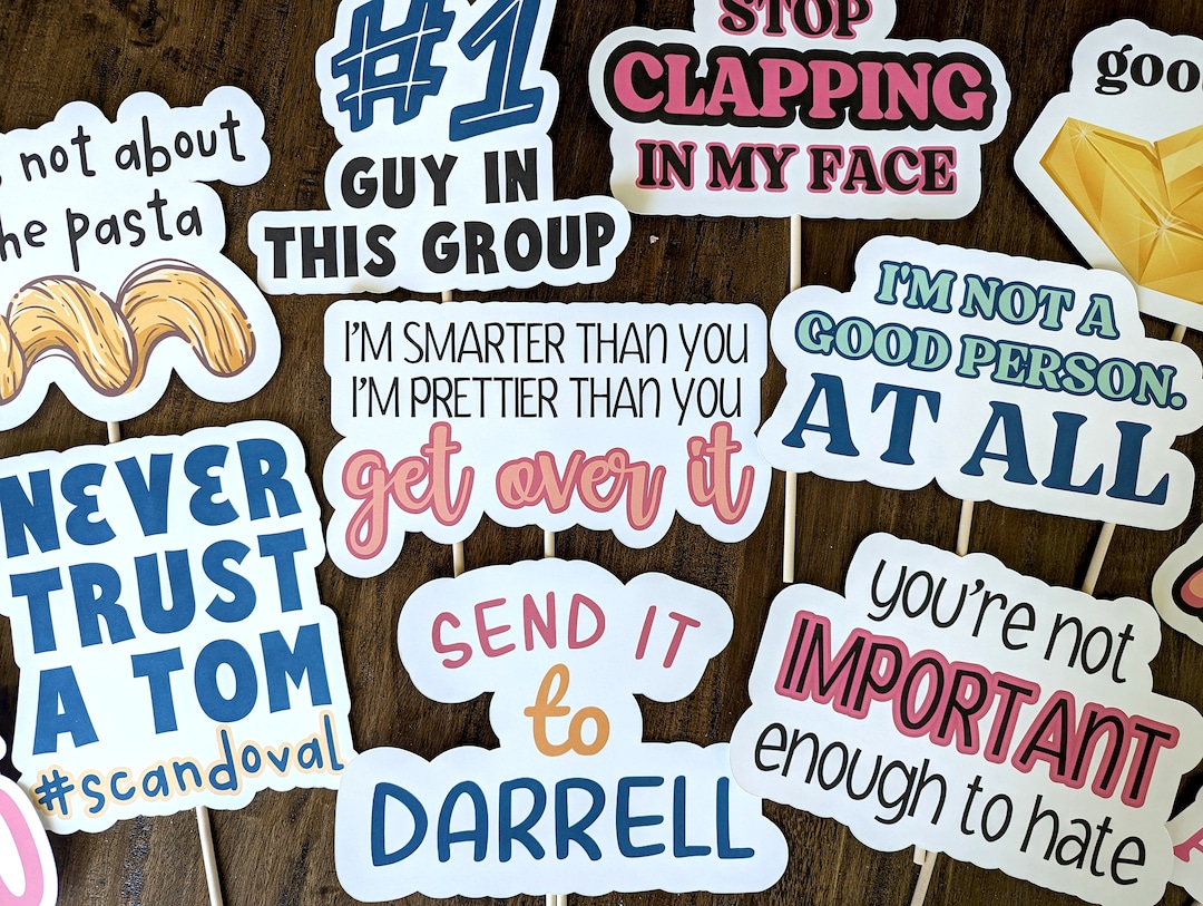 Pump Rules Photo Booth Props Etsy