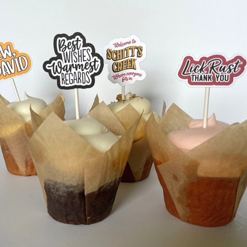 Schitts Creek Quotes Cupcake Picks Etsy