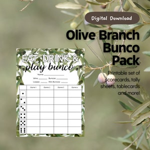 Ensemble de branches d'olivier