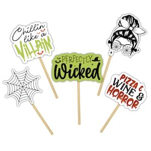 Halloween Photobooth Props