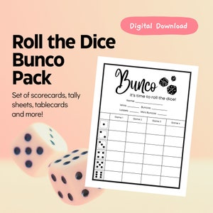 Roll the Dice Bunco Set