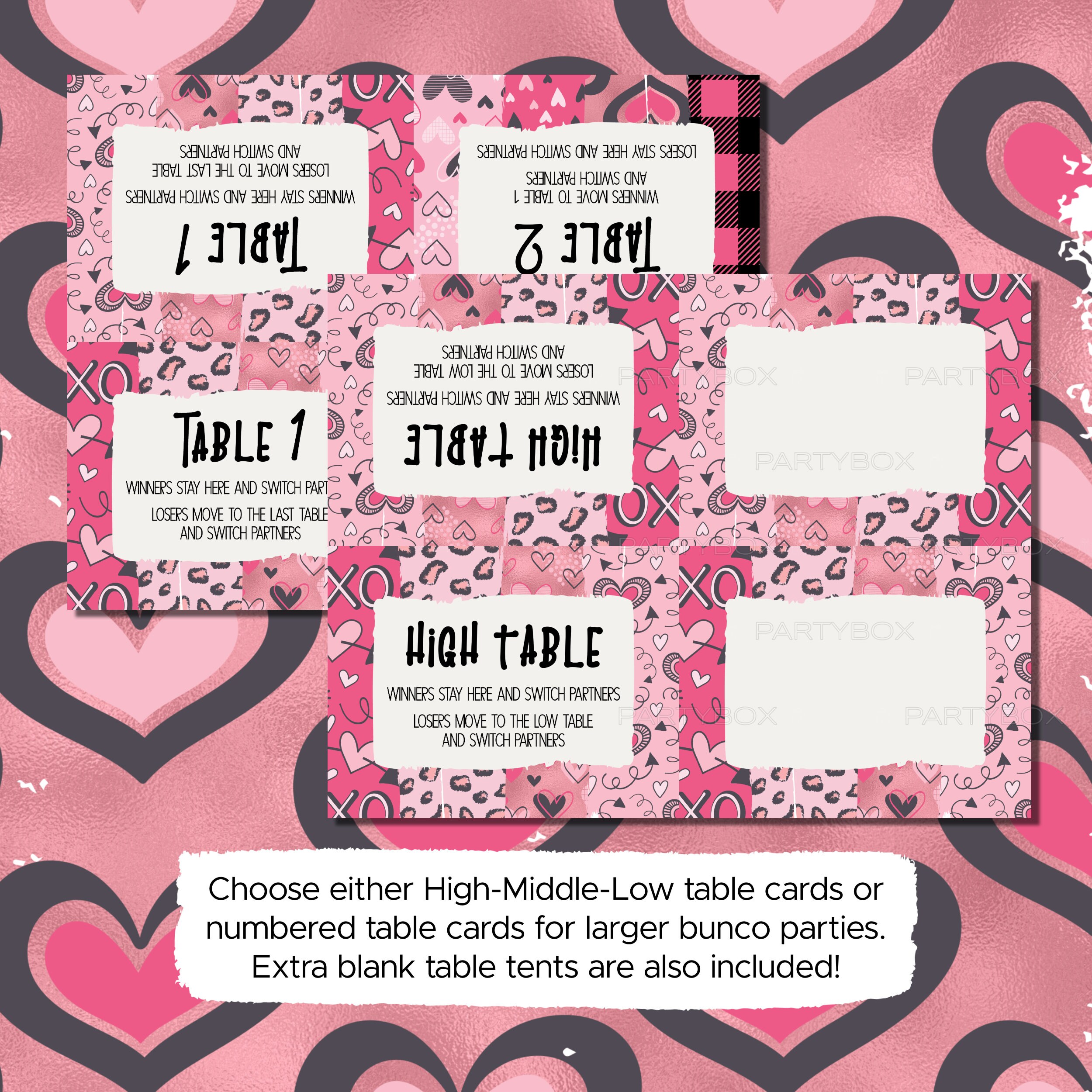 Pajama Party Printable Bunco Set - Etsy